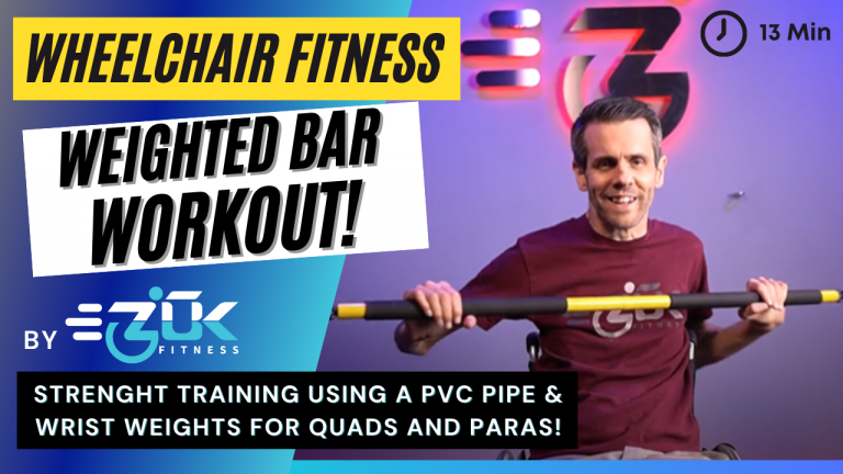 Weighted Bar Workout for Quads and Paras!